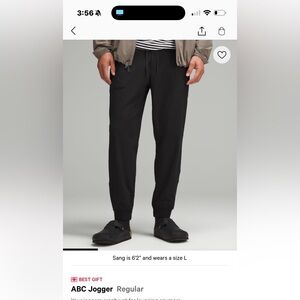 lululemon athletica Men's Blue Joggers